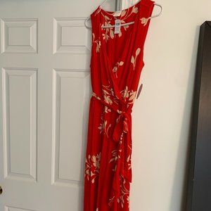 Soma Soft Support Ruffle Trim Maxi Dress - Size Large
